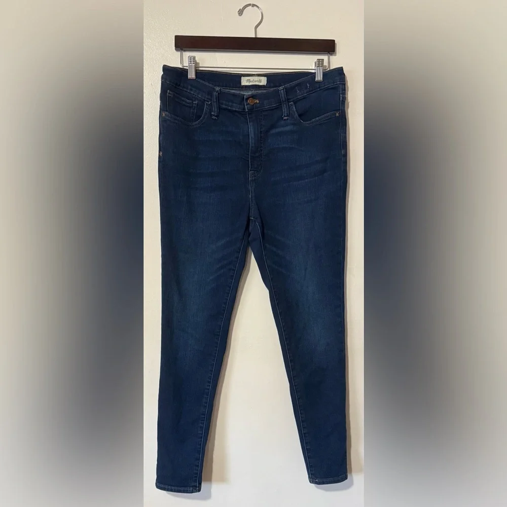 Madewell 9 Mid-Rise Campton Wash Magic Pockets Skinny Jeans
